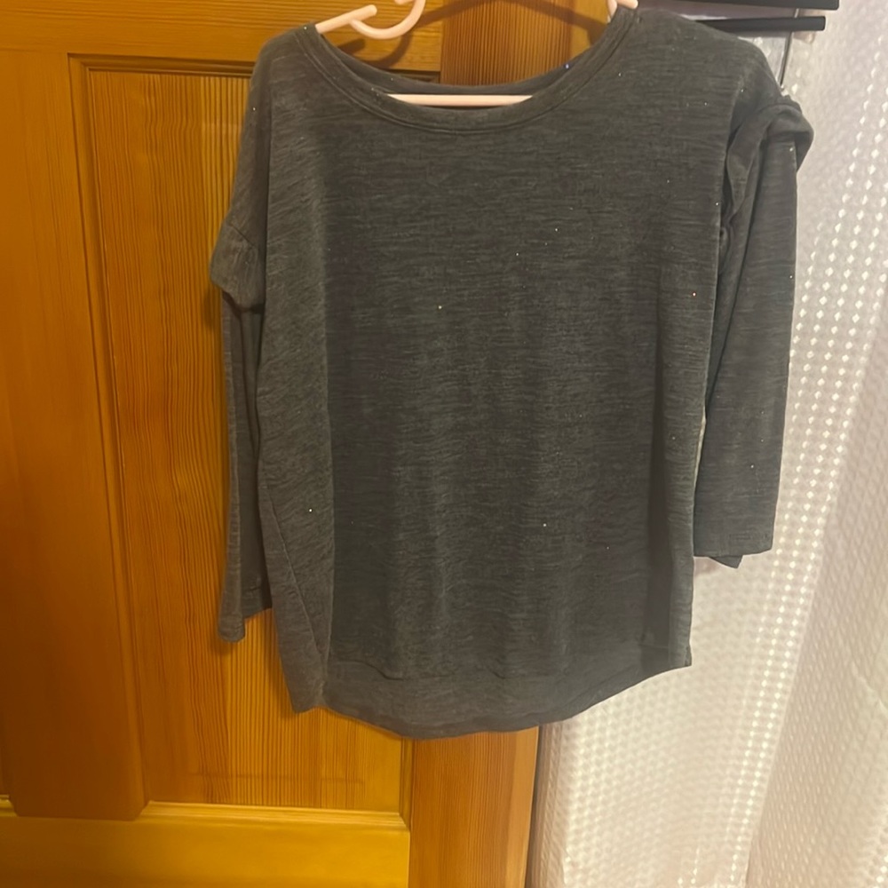 Sparkling grey kids shirt